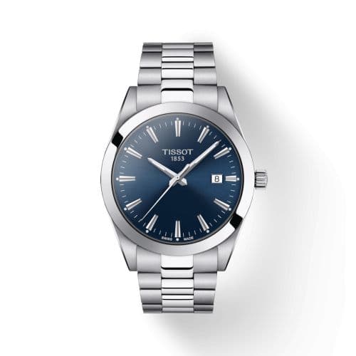 Tissot Gentleman Quartz Stainless Steel / Blue / Bracelet