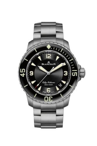 Blancpain Fifty Fathoms Automatique Titanium / Black / Bracelet