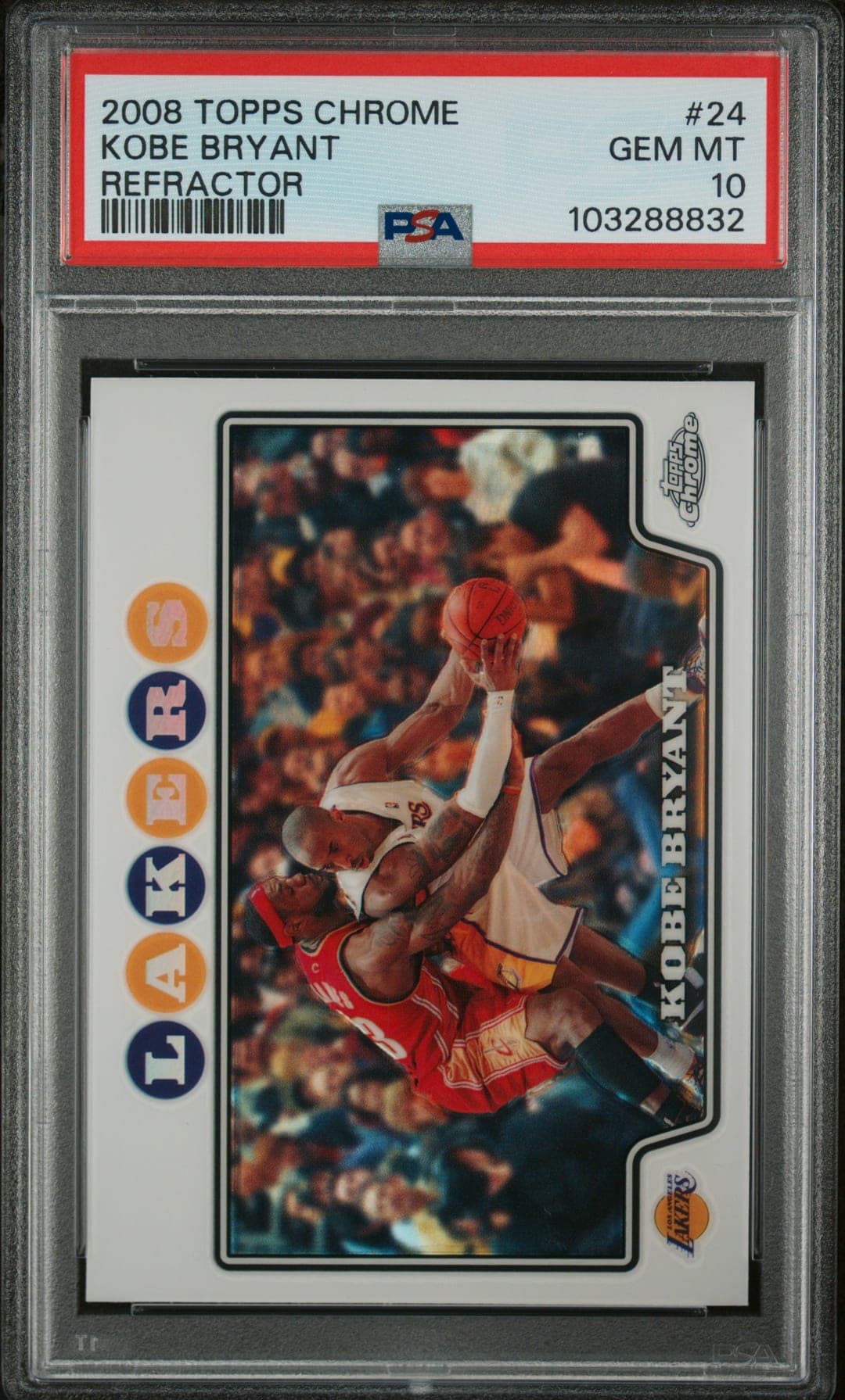 KOBE BRYANT — REFRACTOR — PSA GEM MT 10