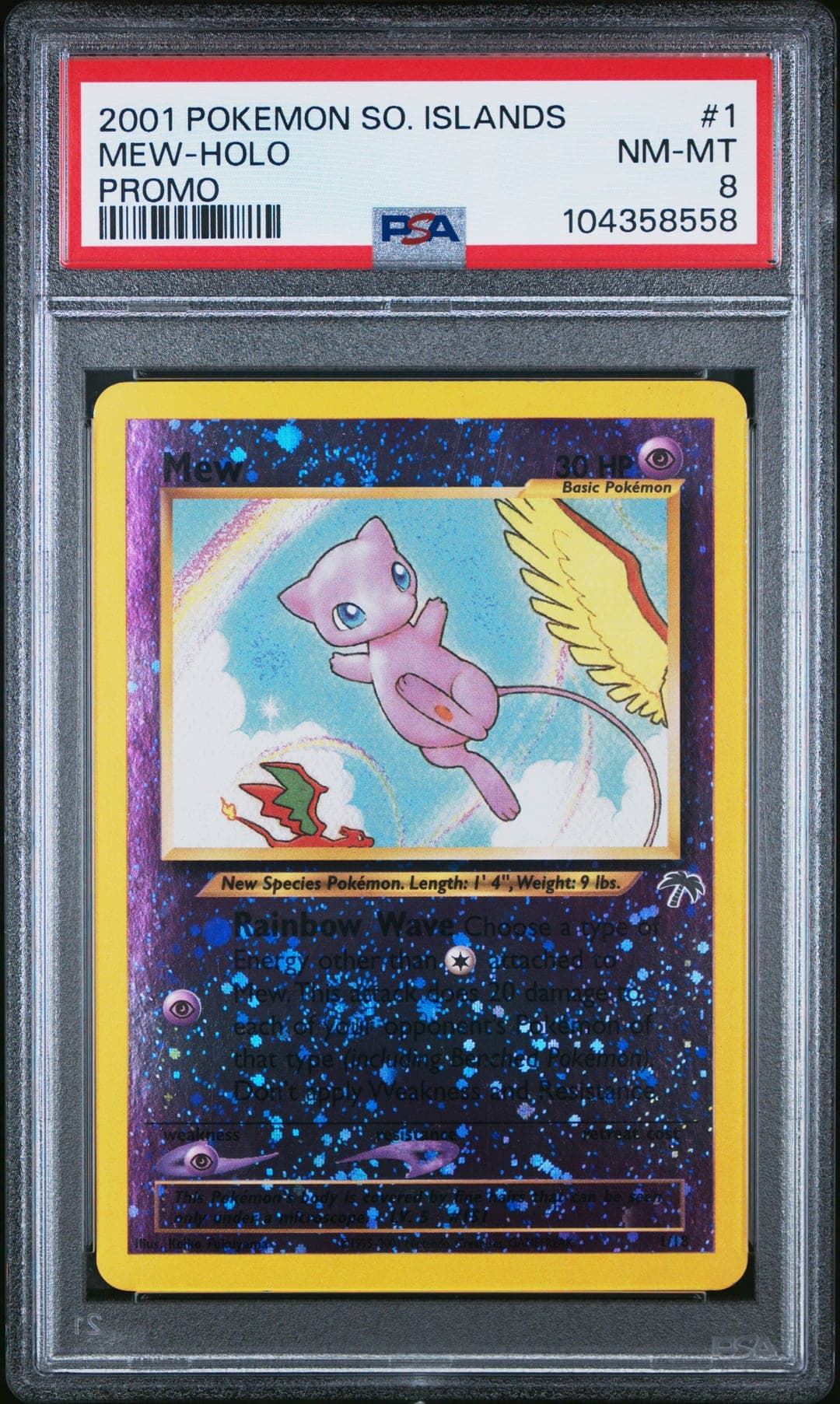MEW-HOLO — PSA NM-MT 8