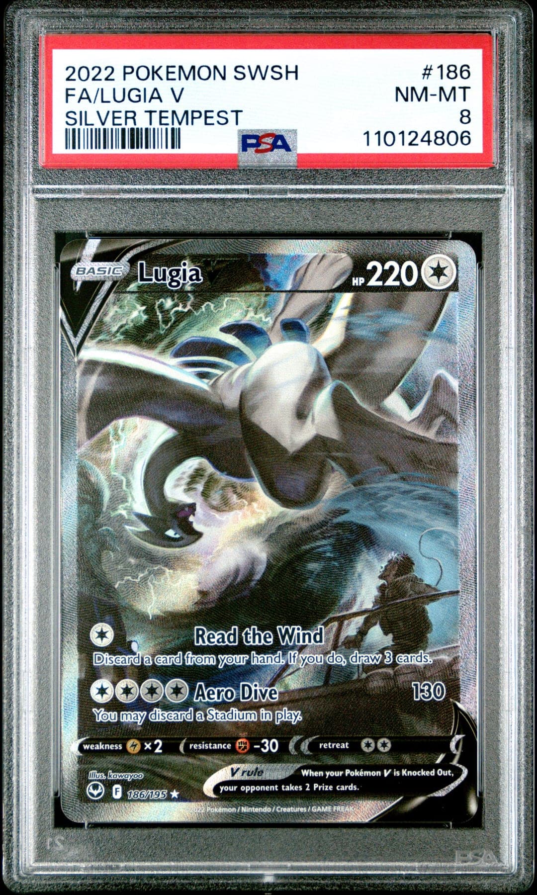 FA/LUGIA V — PSA NM-MT 8