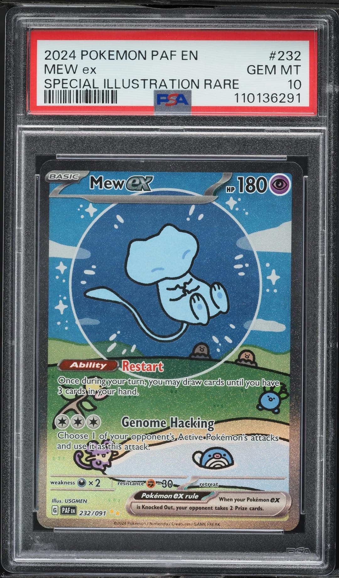 MEW ex — SPECIAL ILLUSTRATION RARE — PSA GEM MT 10