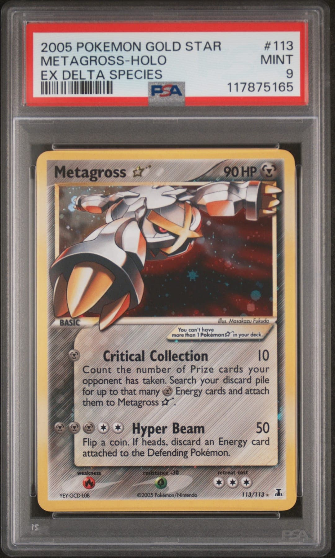 METAGROSS-HOLO — PSA MINT 9