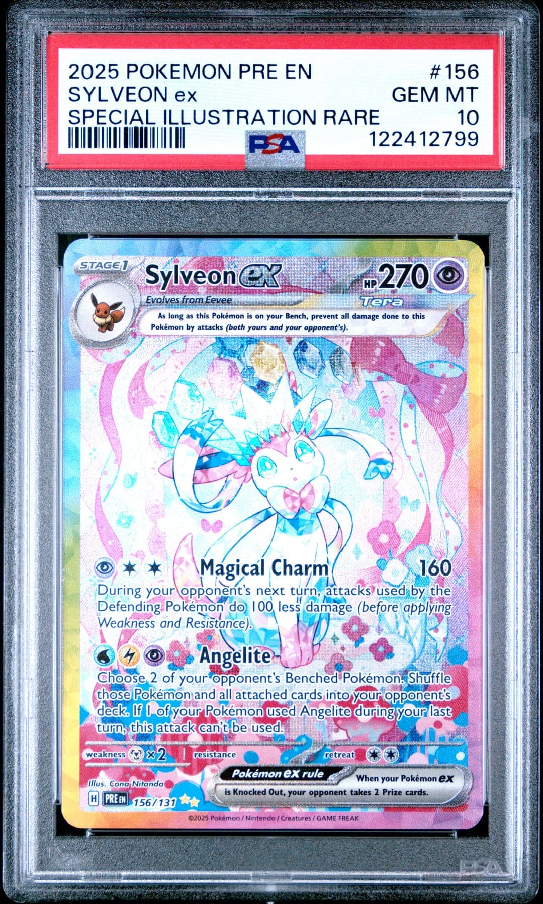 SYLVEON ex — SPECIAL ILLUSTRATION RARE — PSA GEM MT 10