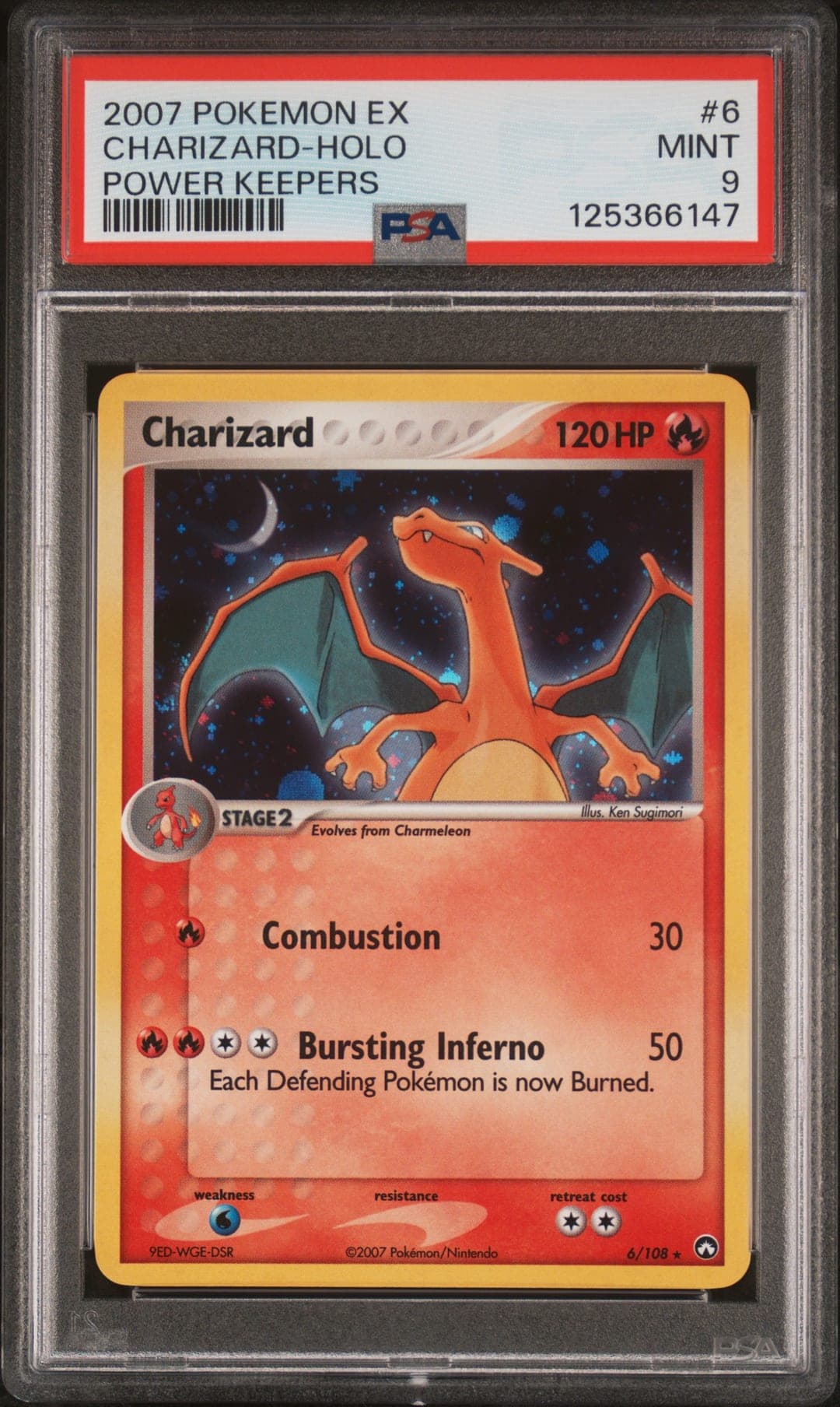CHARIZARD-HOLO — PSA MINT 9