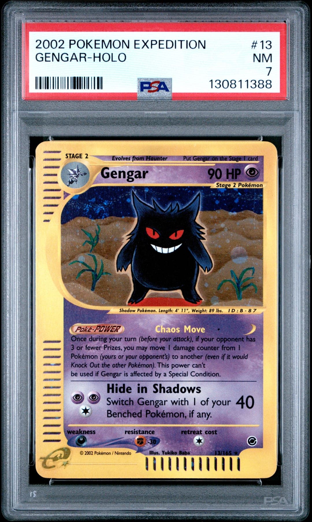 GENGAR-HOLO — PSA NM 7