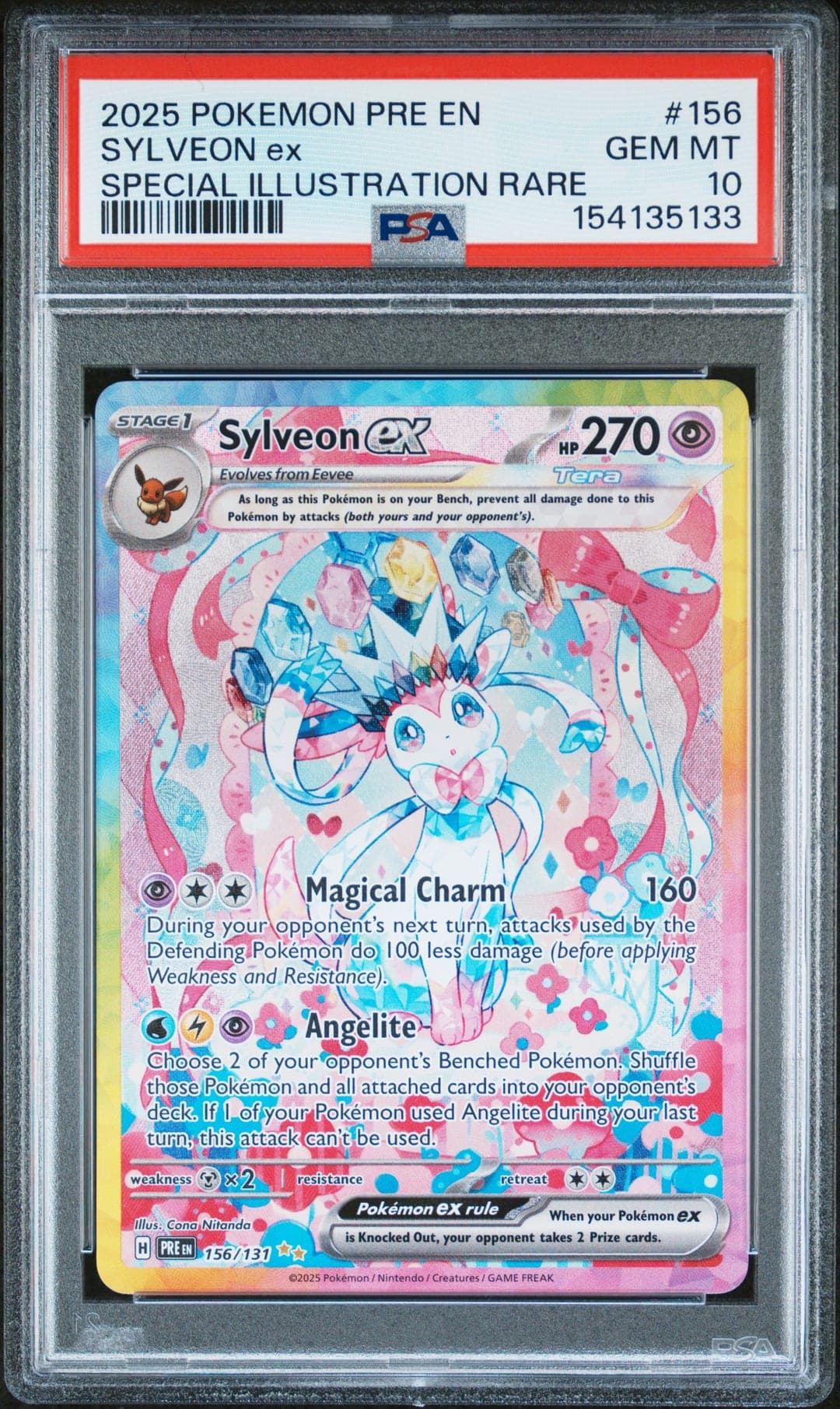 SYLVEON ex — SPECIAL ILLUSTRATION RARE — PSA GEM MT 10
