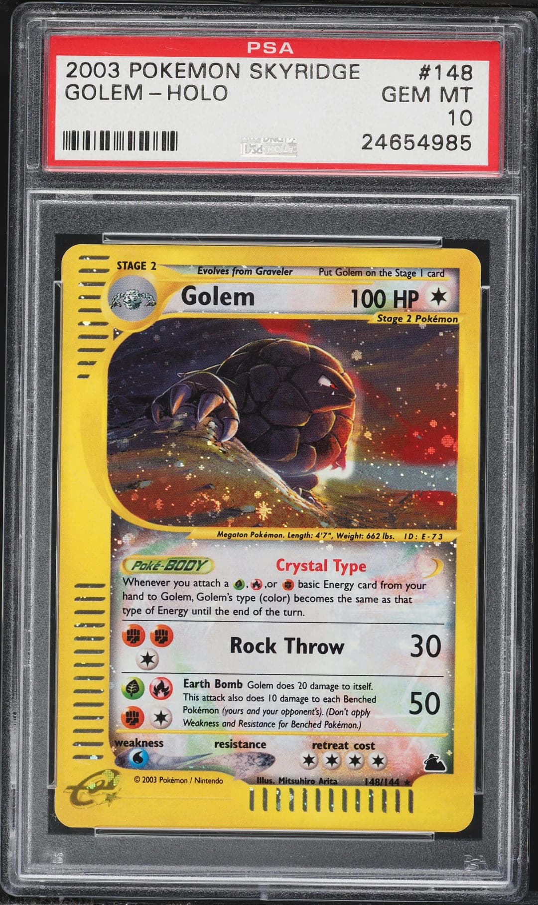 GOLEM-HOLO — PSA GEM MT 10