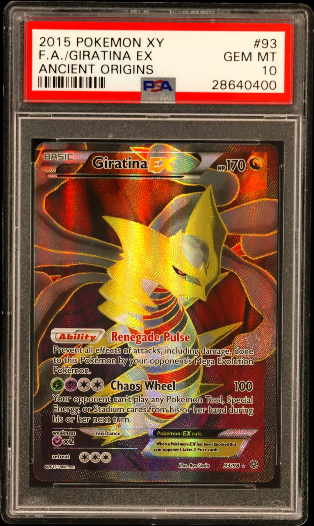 FA/GIRATINA EX — PSA GEM MT 10