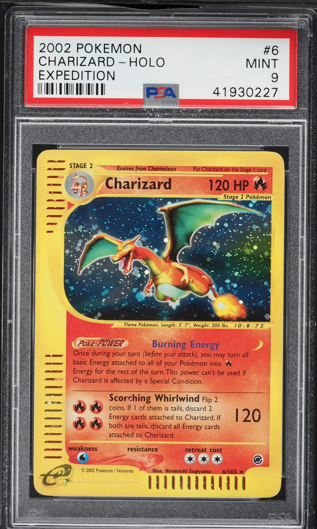 CHARIZARD-HOLO — PSA MINT 9