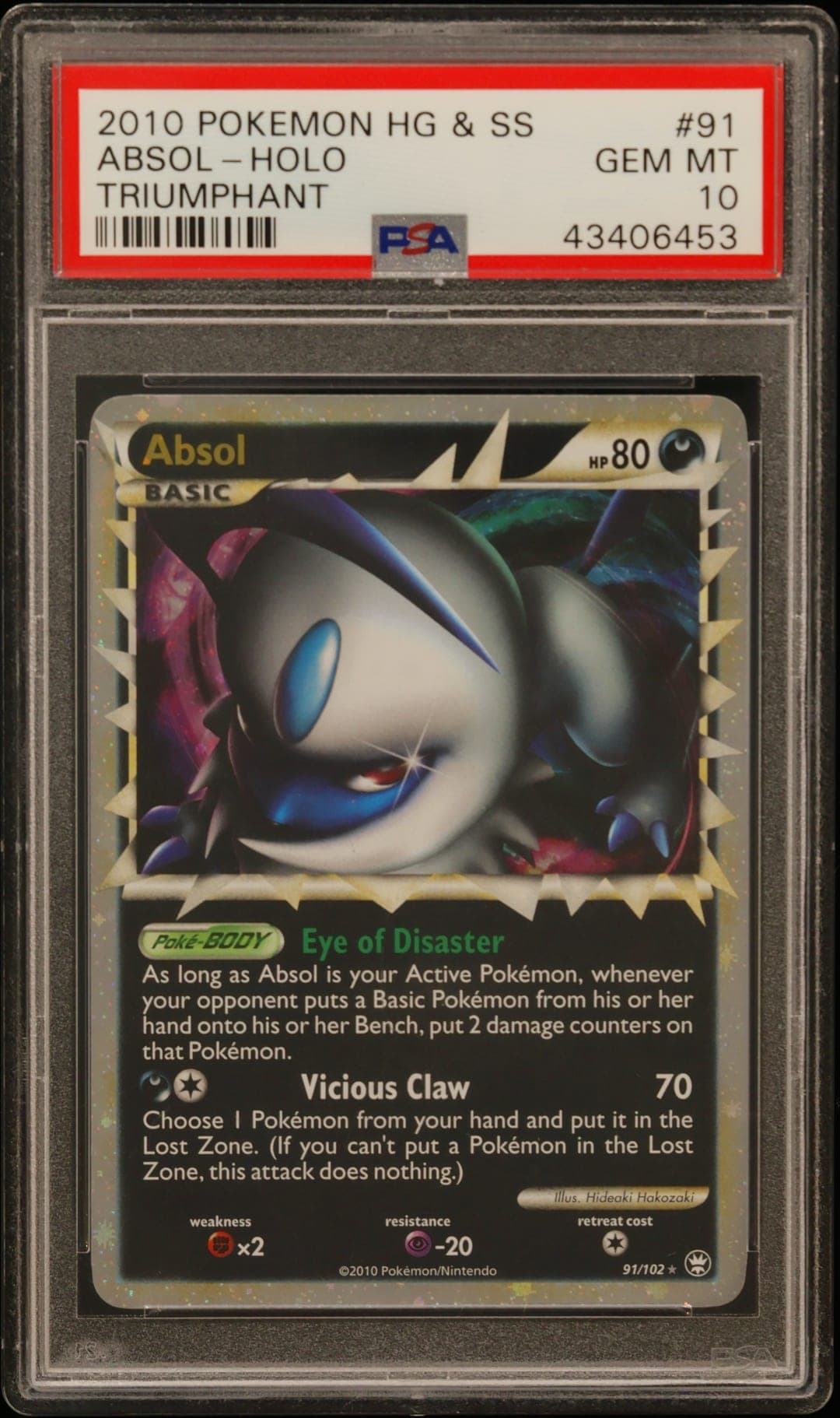 ABSOL-HOLO — PSA GEM MT 10