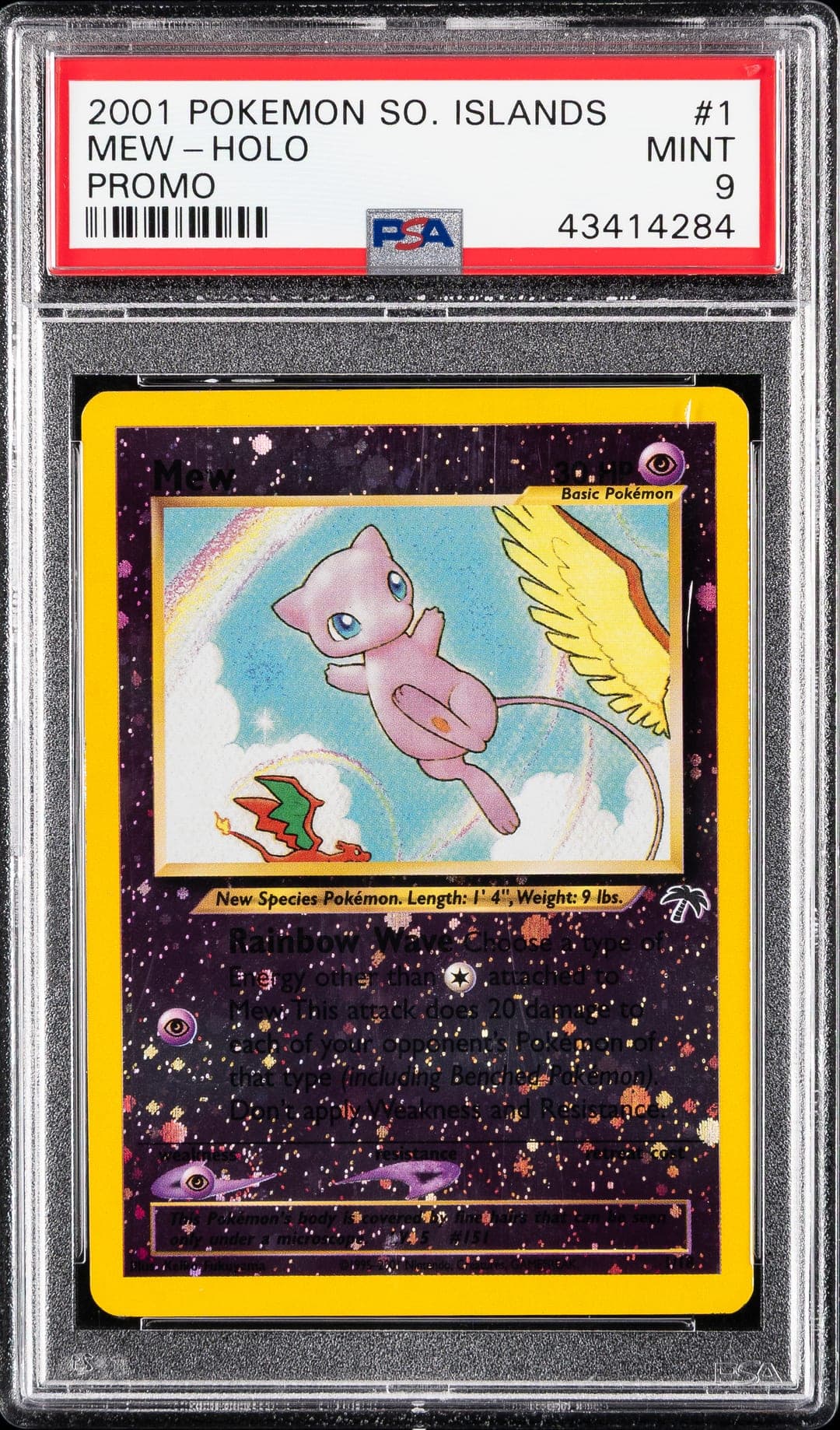MEW-HOLO — PSA MINT 9