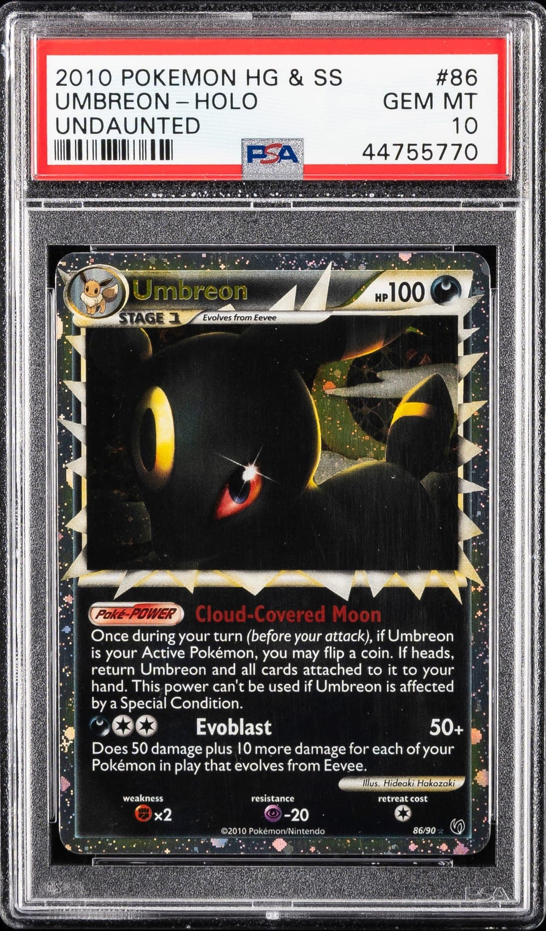 UMBREON-HOLO — PSA GEM MT 10