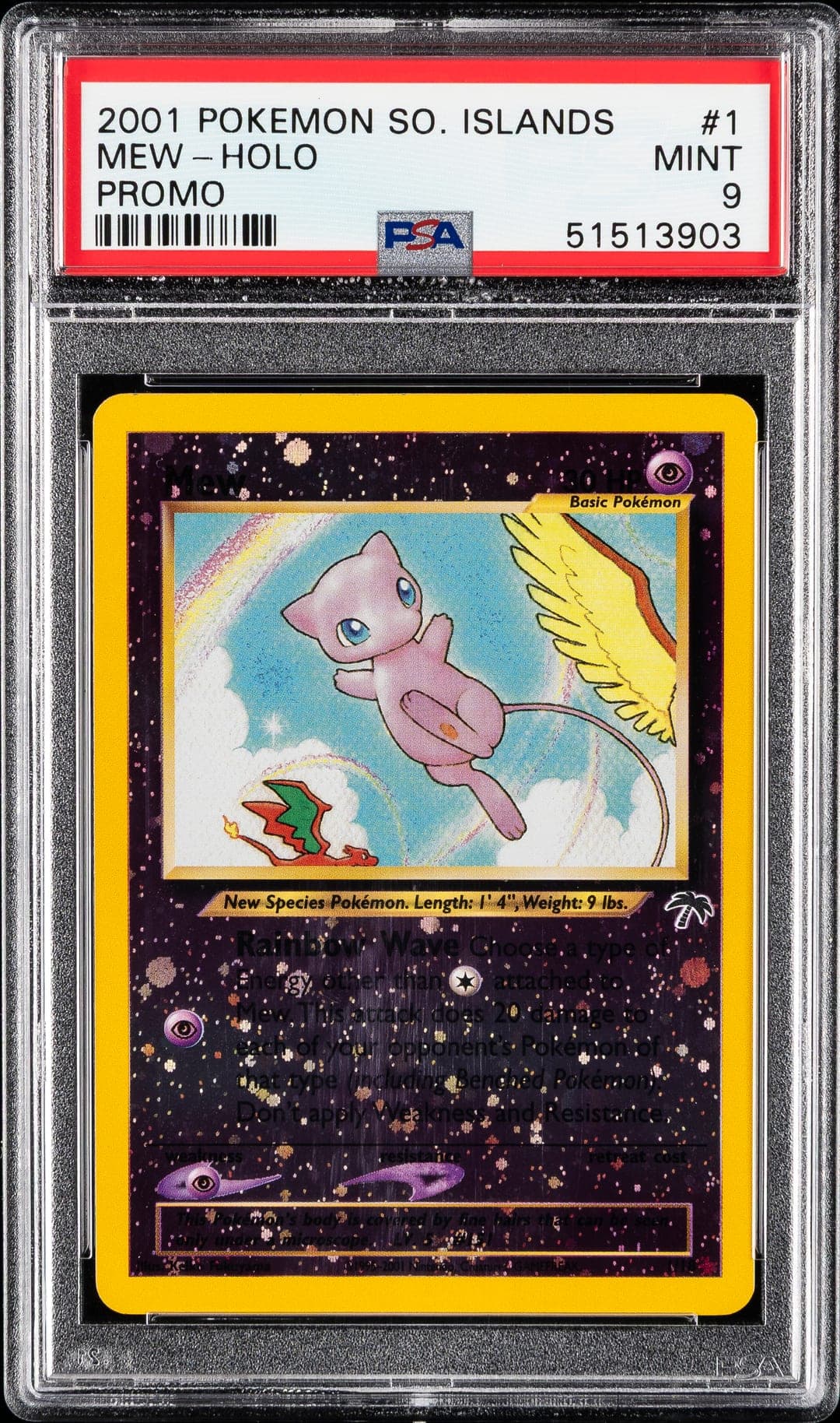 MEW-HOLO — PSA MINT 9