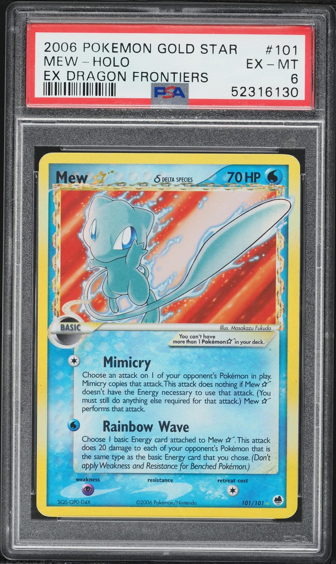 MEW-HOLO — PSA EX-MT 6