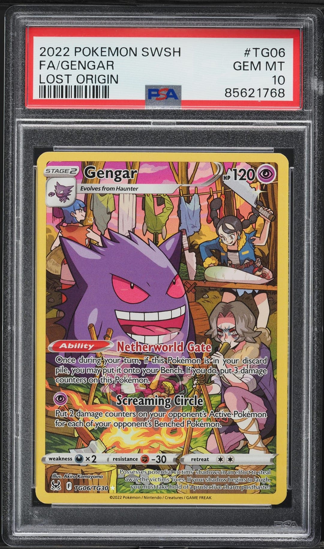 FA/GENGAR — PSA GEM MT 10