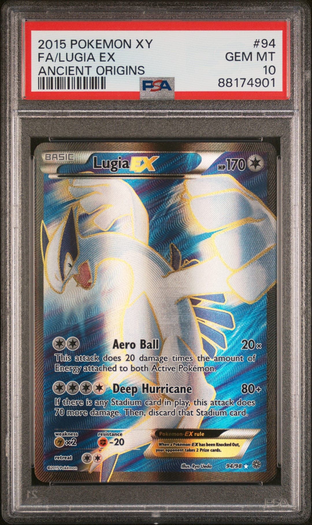 FA/LUGIA EX — PSA GEM MT 10