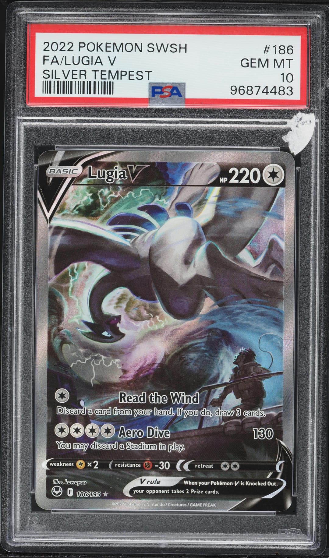 FA/LUGIA V — PSA GEM MT 10