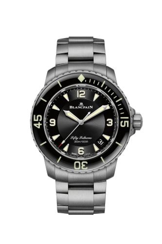 Blancpain Fifty Fathoms Automatique Titanium / Black / Bracelet