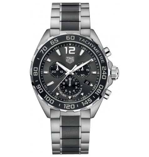 TAG Heuer Formula 1 Chronograph Quartz 43 Stainless Steel / Black