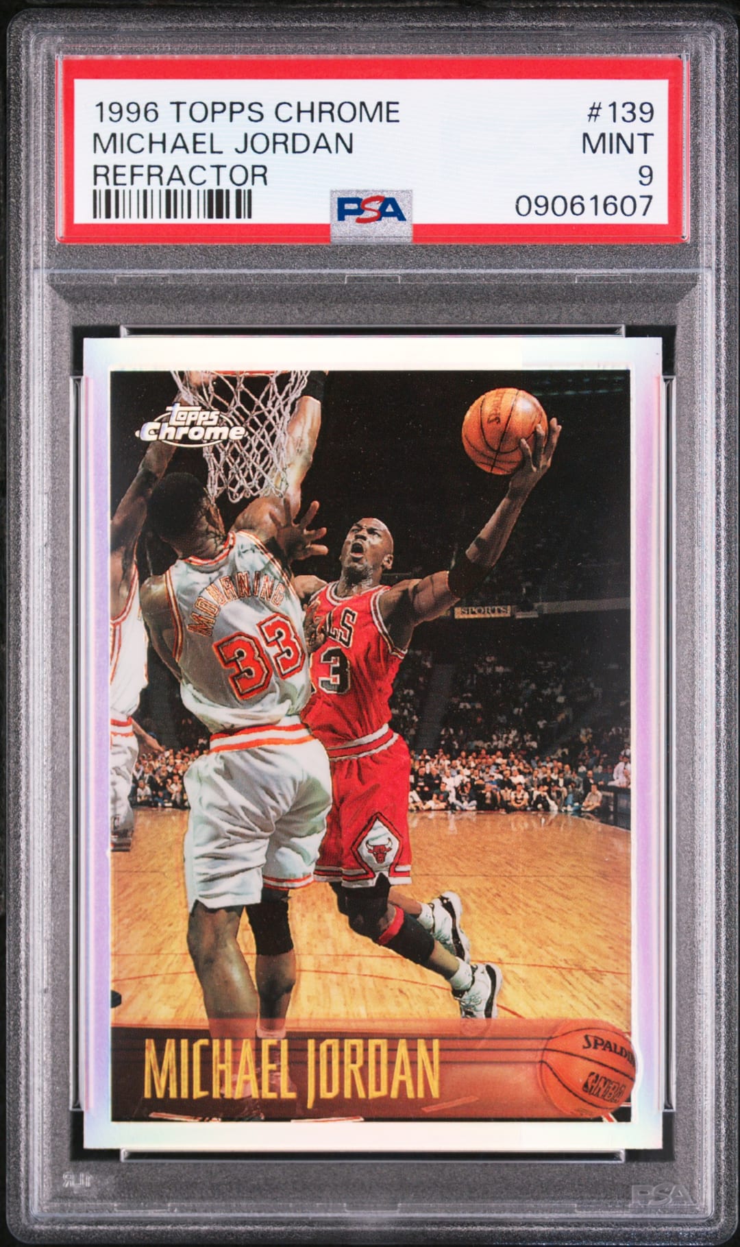 MICHAEL JORDAN — REFRACTOR — PSA MINT 9