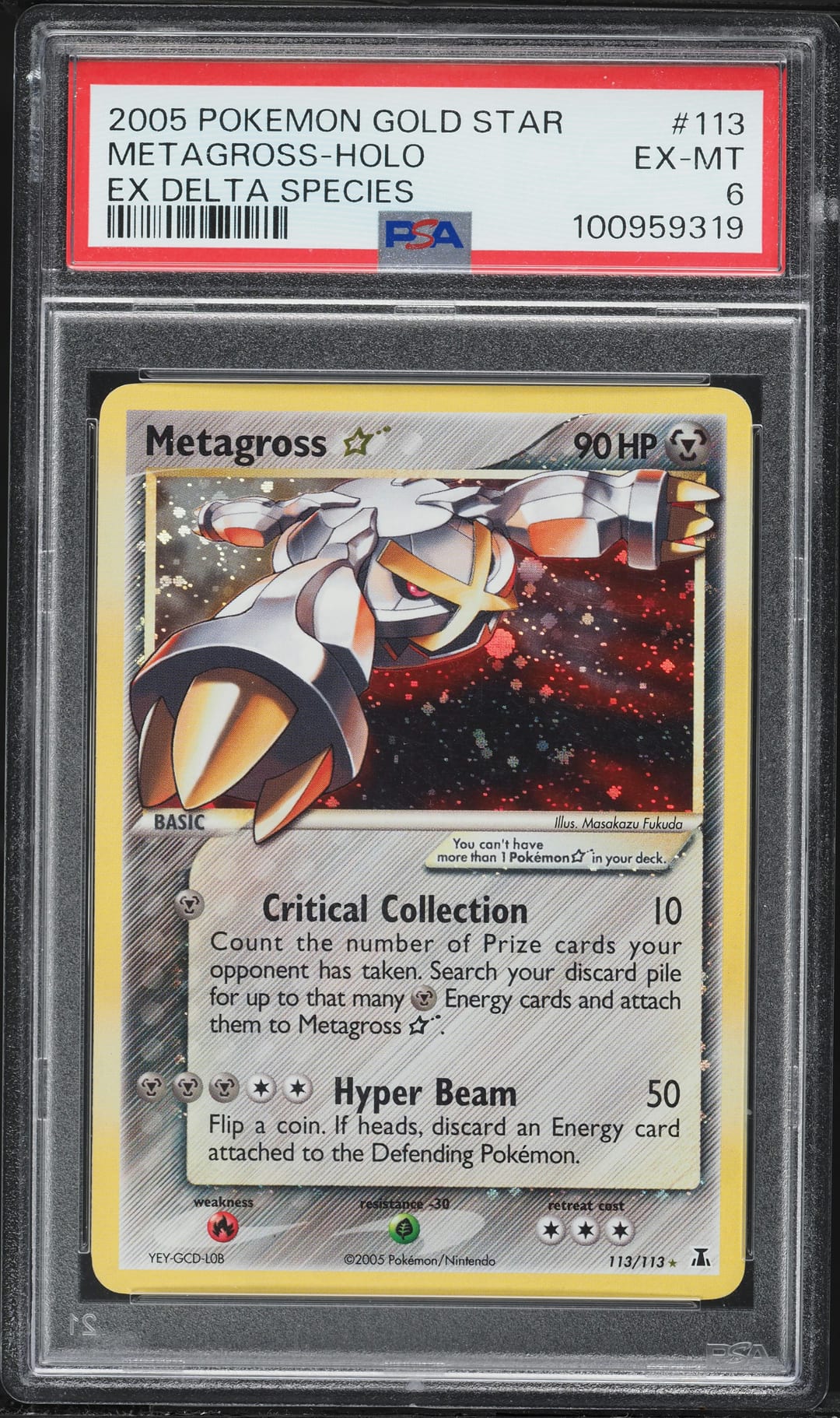 METAGROSS-HOLO — PSA EX-MT 6
