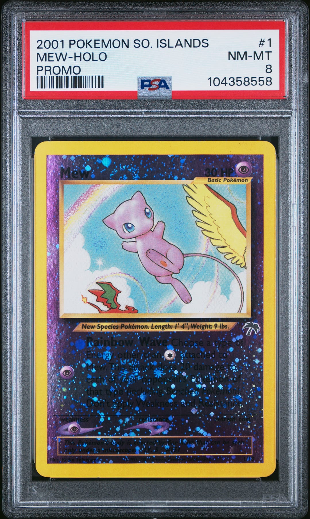 MEW-HOLO — PSA NM-MT 8