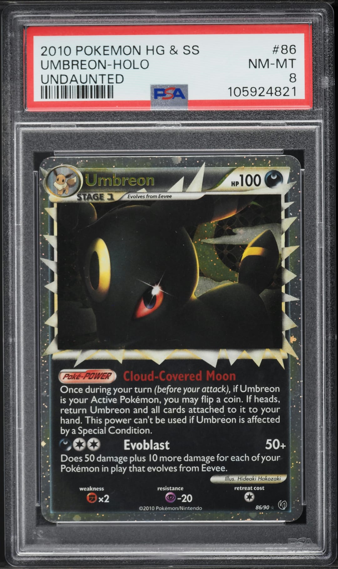 UMBREON-HOLO — PSA NM-MT 8