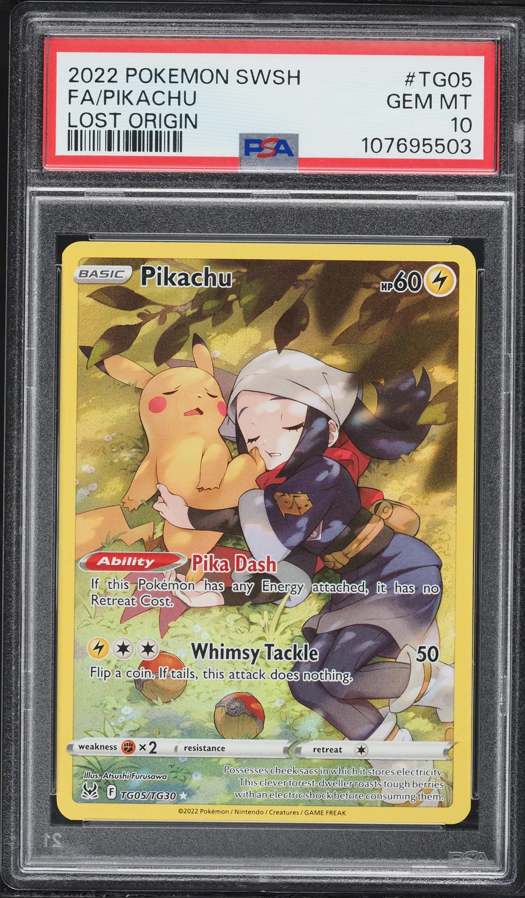FA/PIKACHU — PSA GEM MT 10