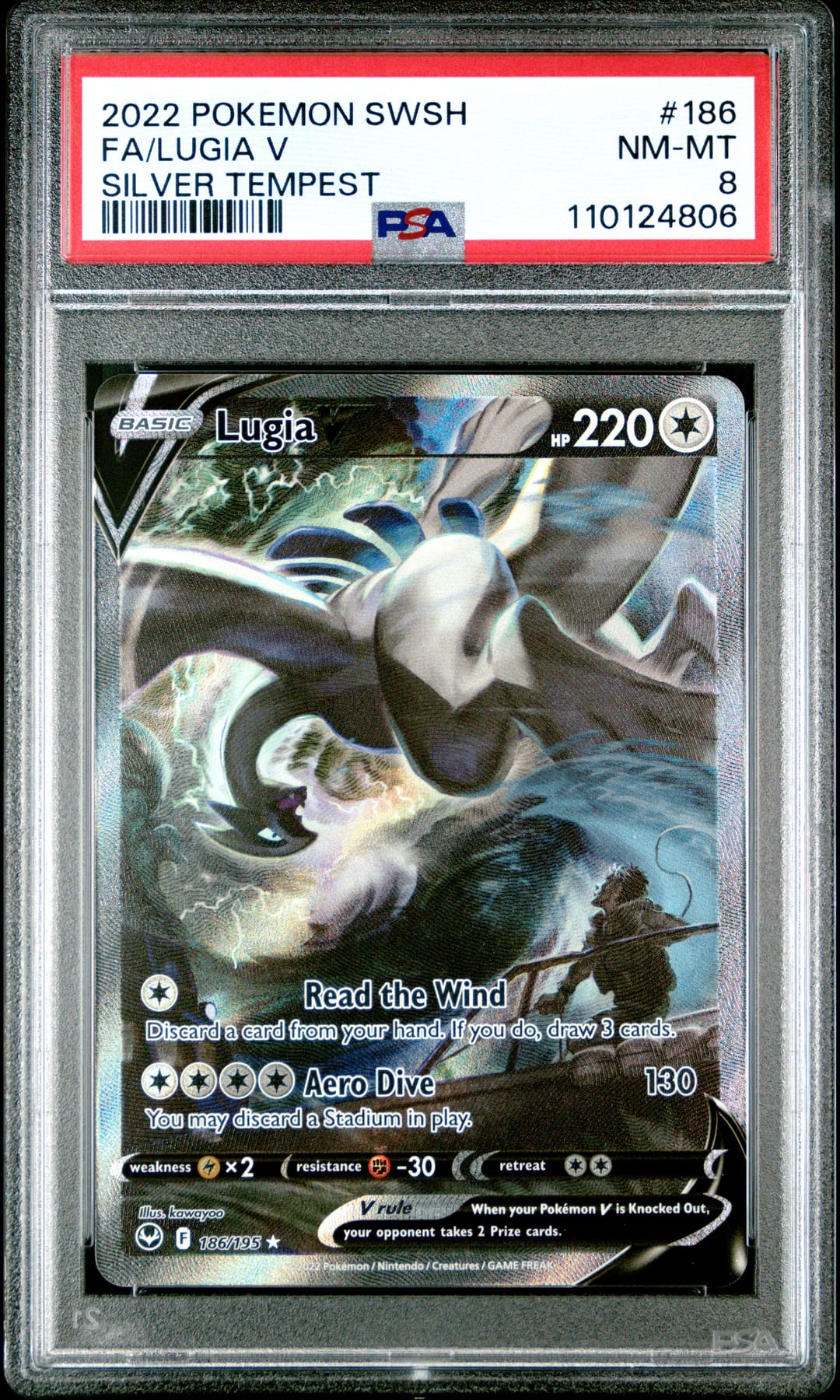 FA/LUGIA V — PSA NM-MT 8