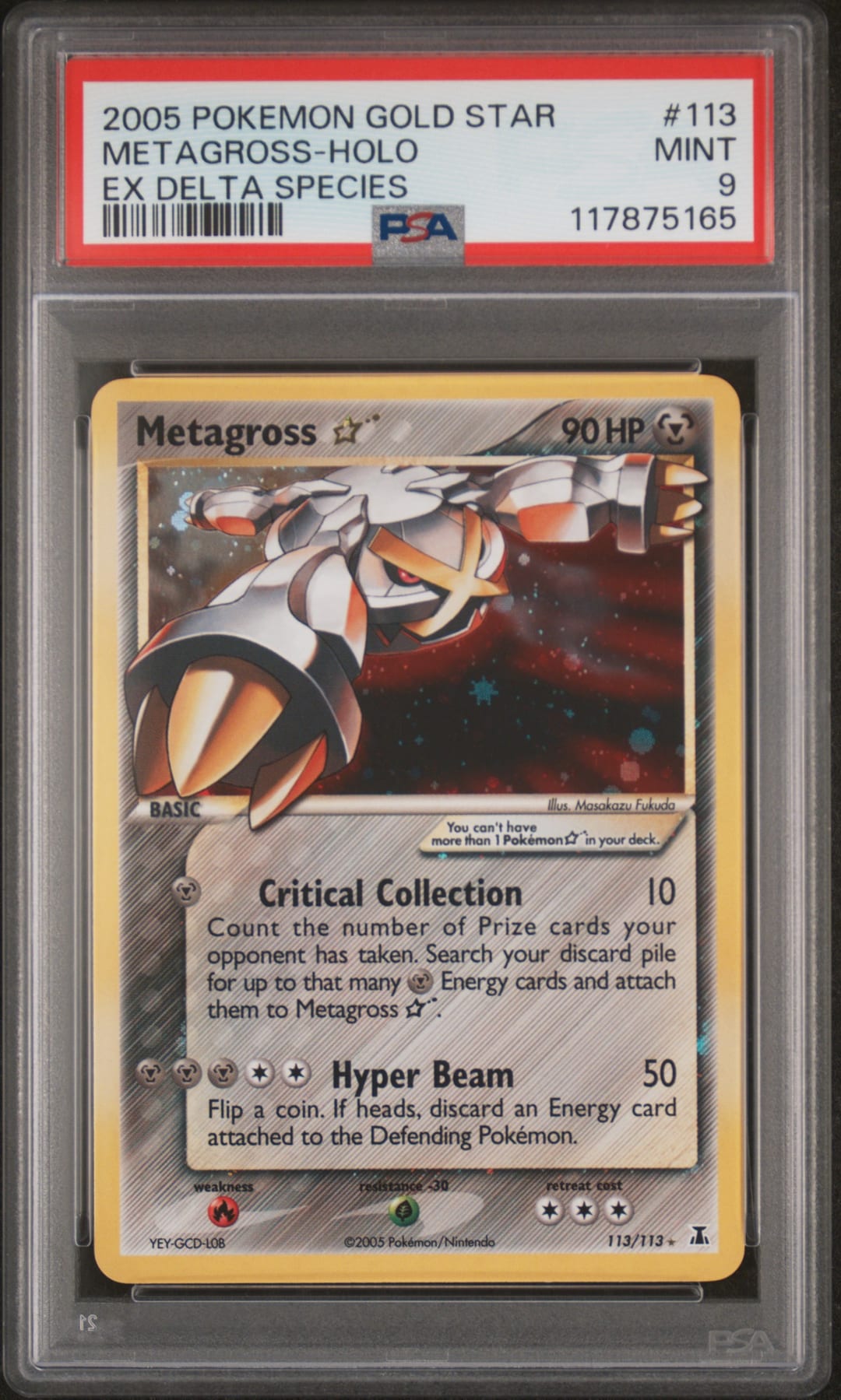 METAGROSS-HOLO — PSA MINT 9