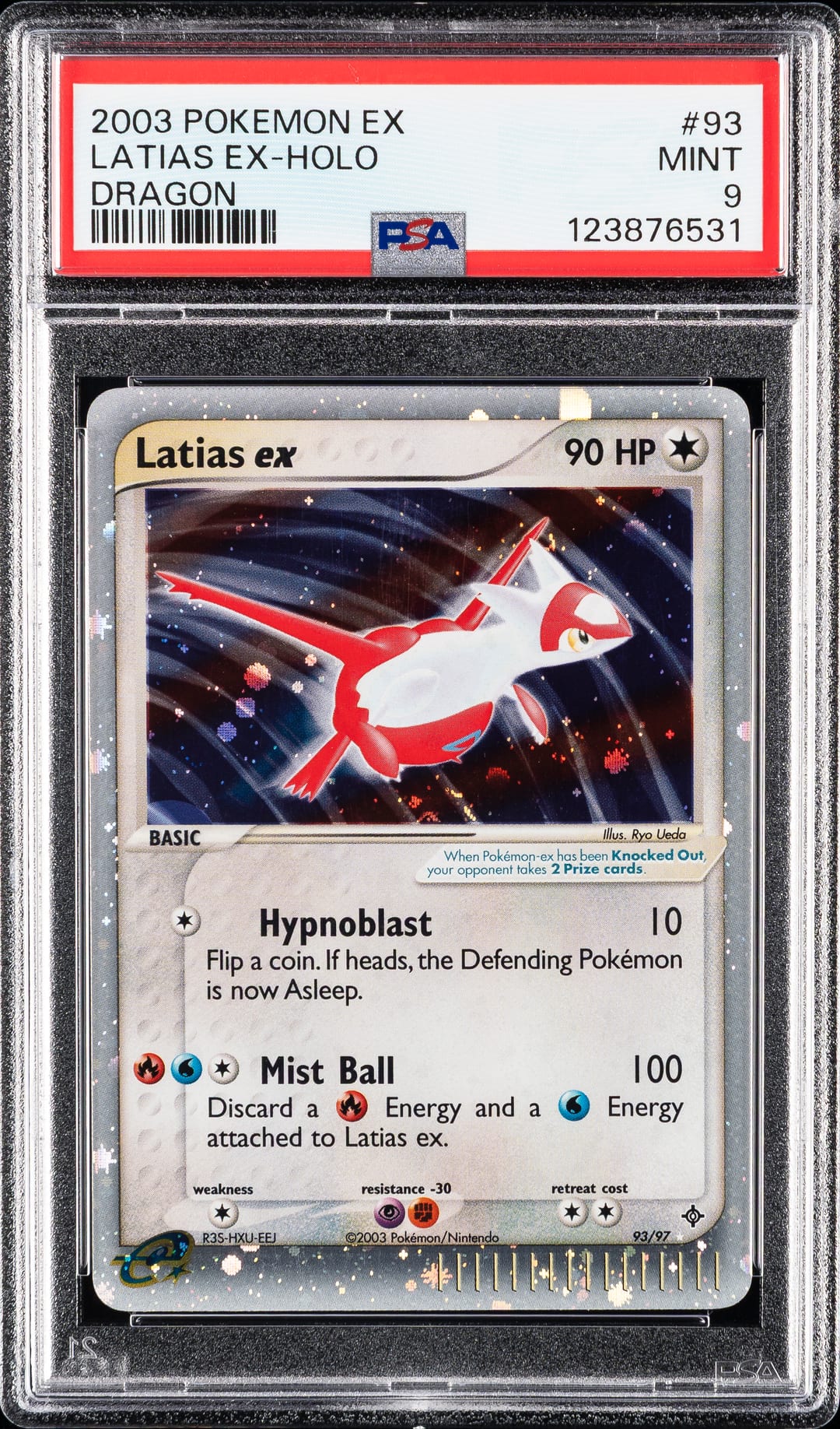 LATIAS EX-HOLO — PSA MINT 9