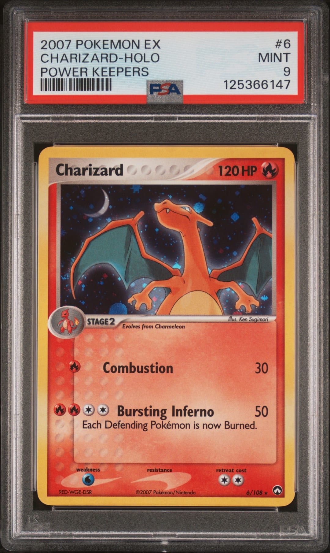 CHARIZARD-HOLO — PSA MINT 9