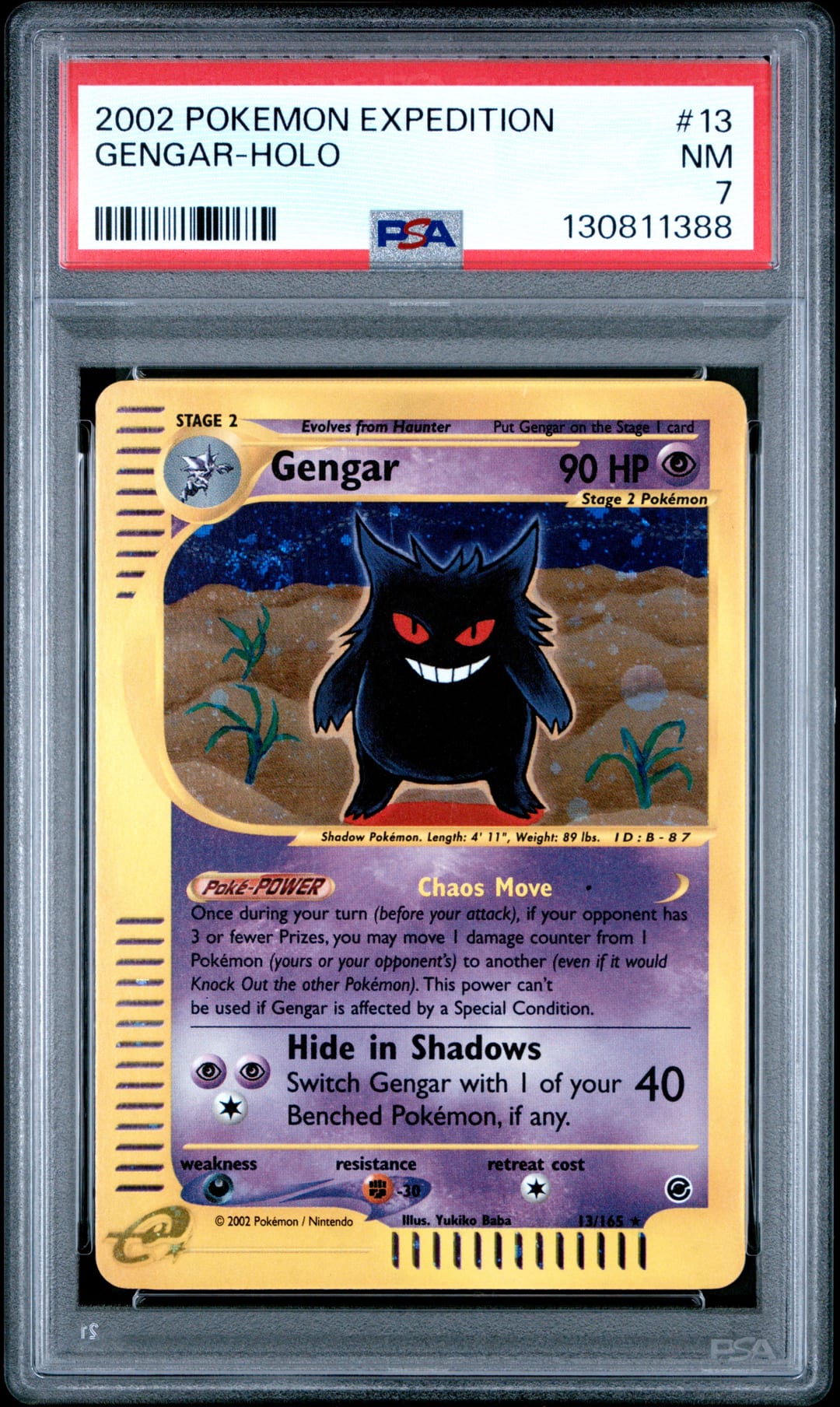GENGAR-HOLO — PSA NM 7