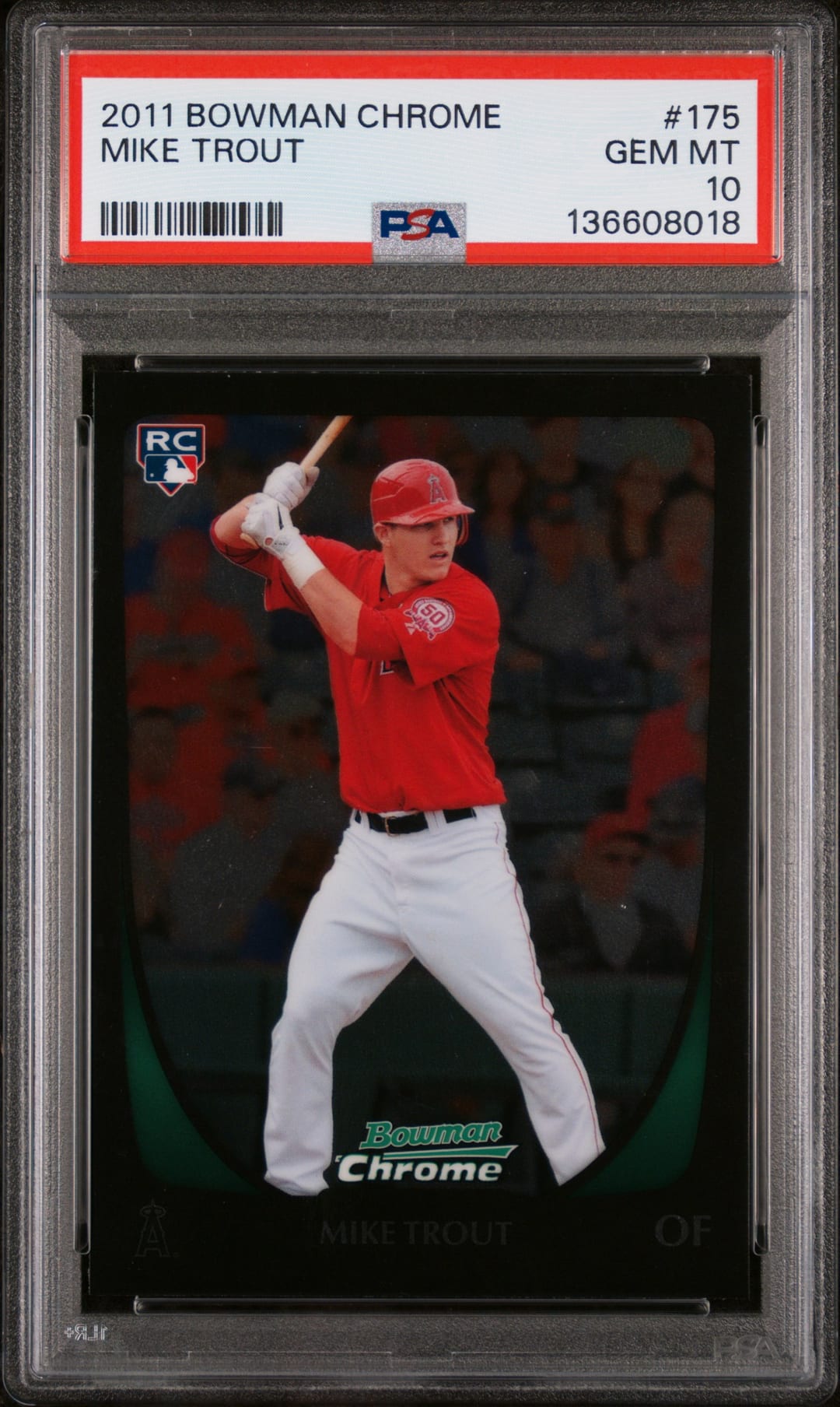 MIKE TROUT — PSA GEM MT 10