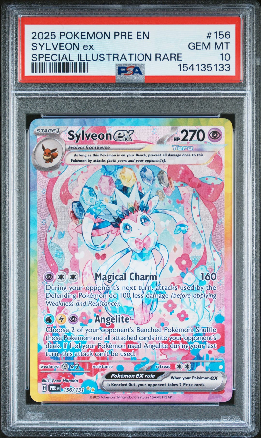 SYLVEON ex — SPECIAL ILLUSTRATION RARE — PSA GEM MT 10