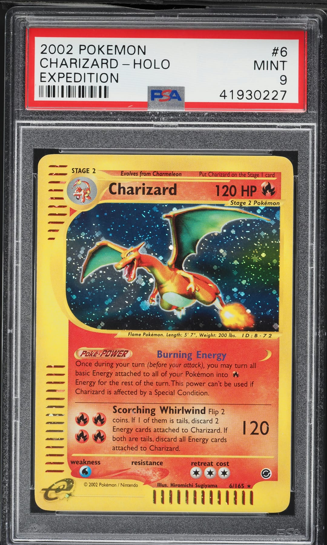 CHARIZARD-HOLO — PSA MINT 9