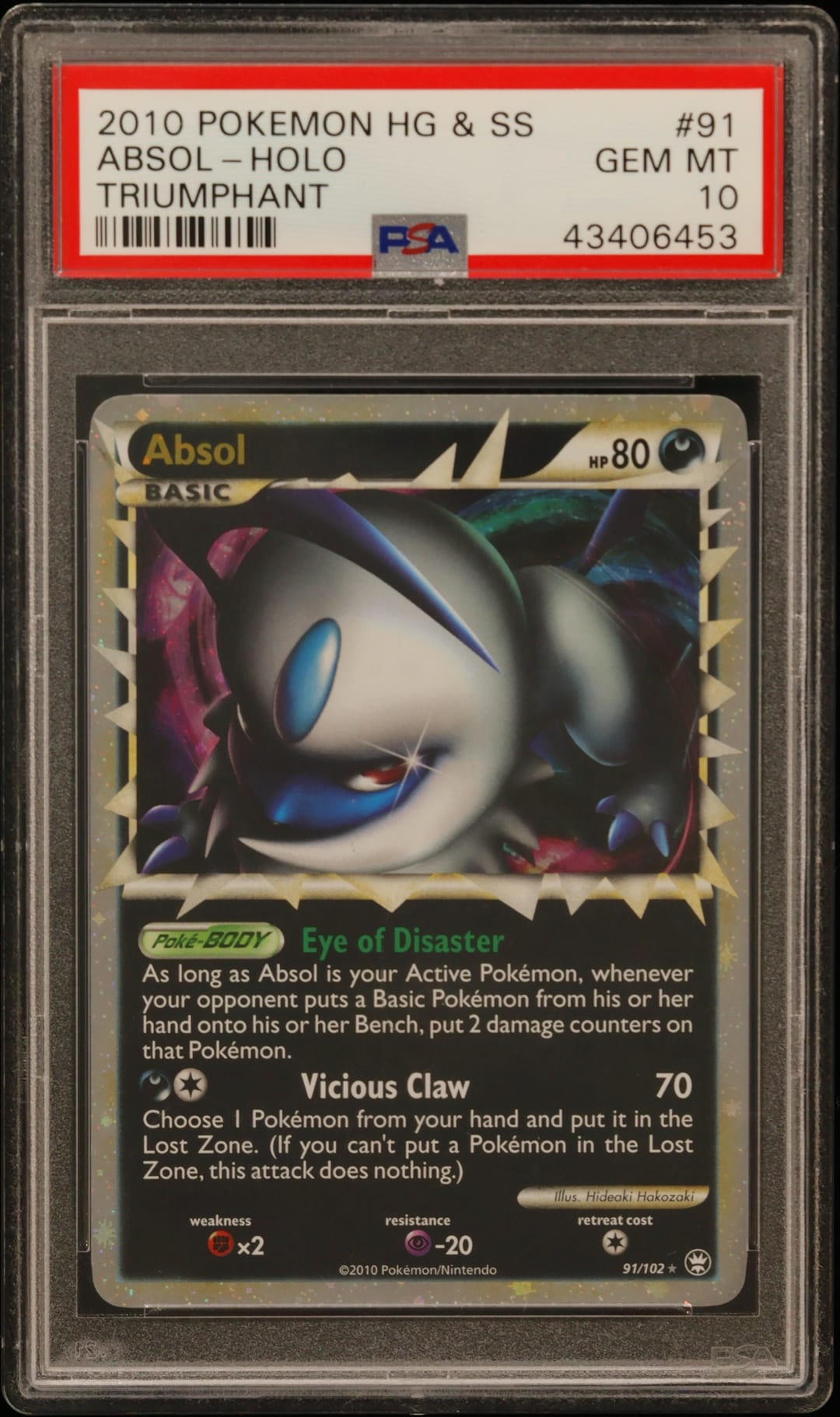 ABSOL-HOLO — PSA GEM MT 10