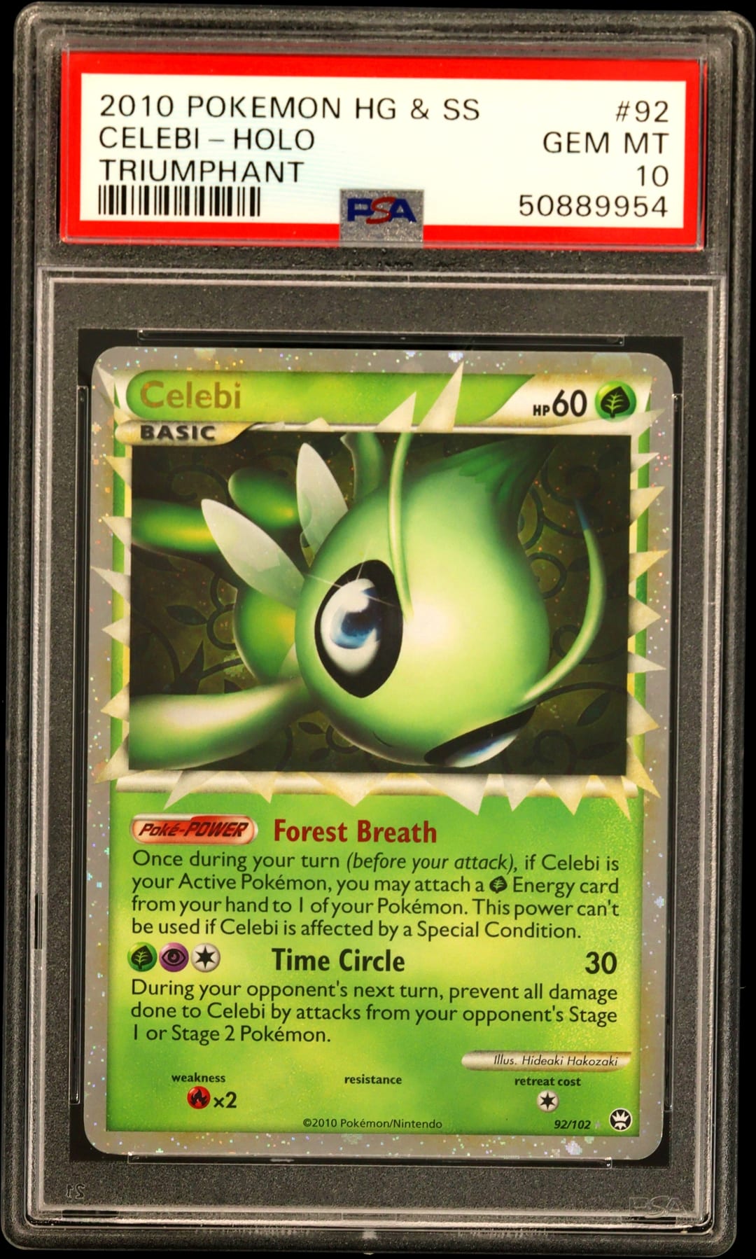 CELEBI-HOLO — PSA GEM MT 10
