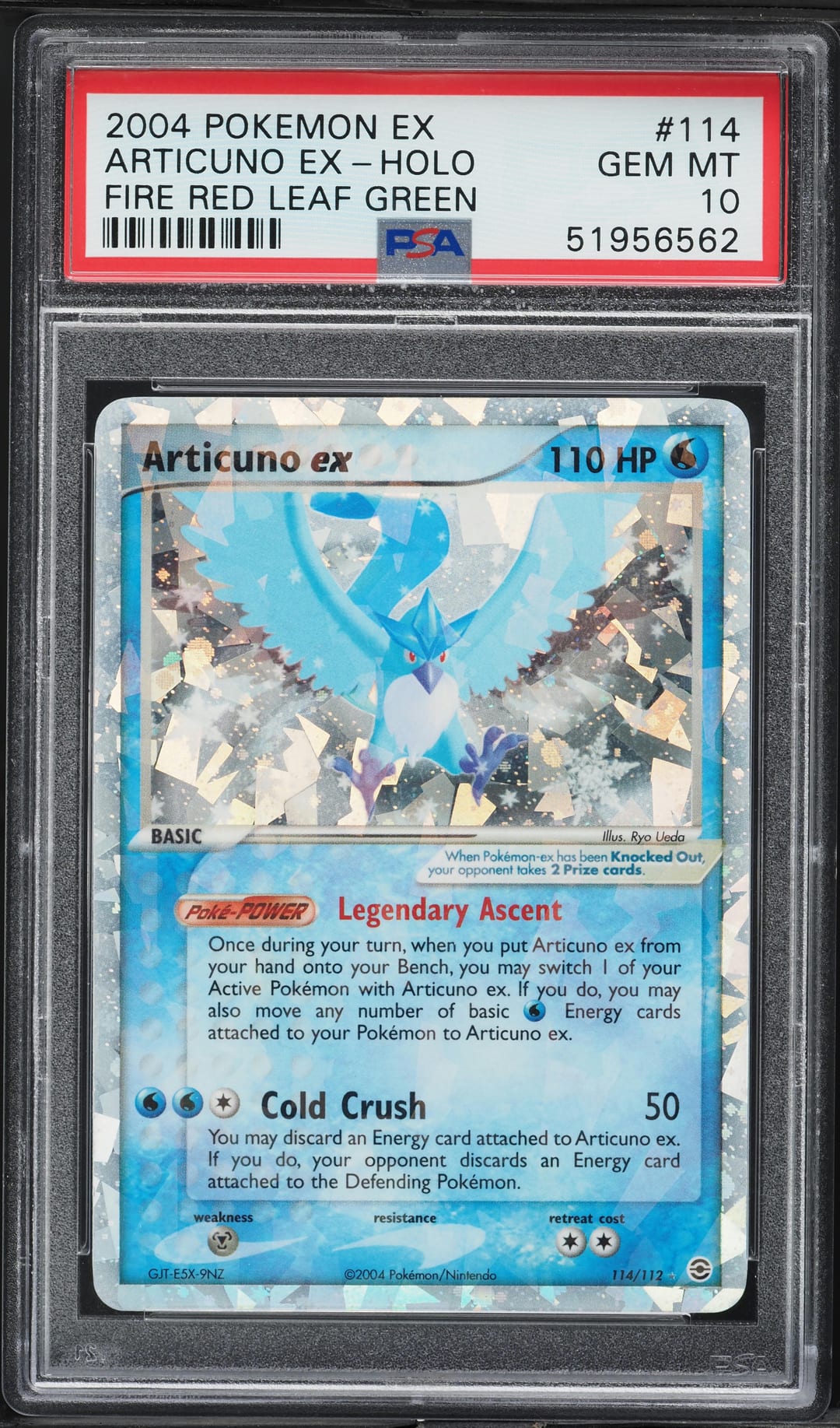 ARTICUNO EX-HOLO — PSA GEM MT 10