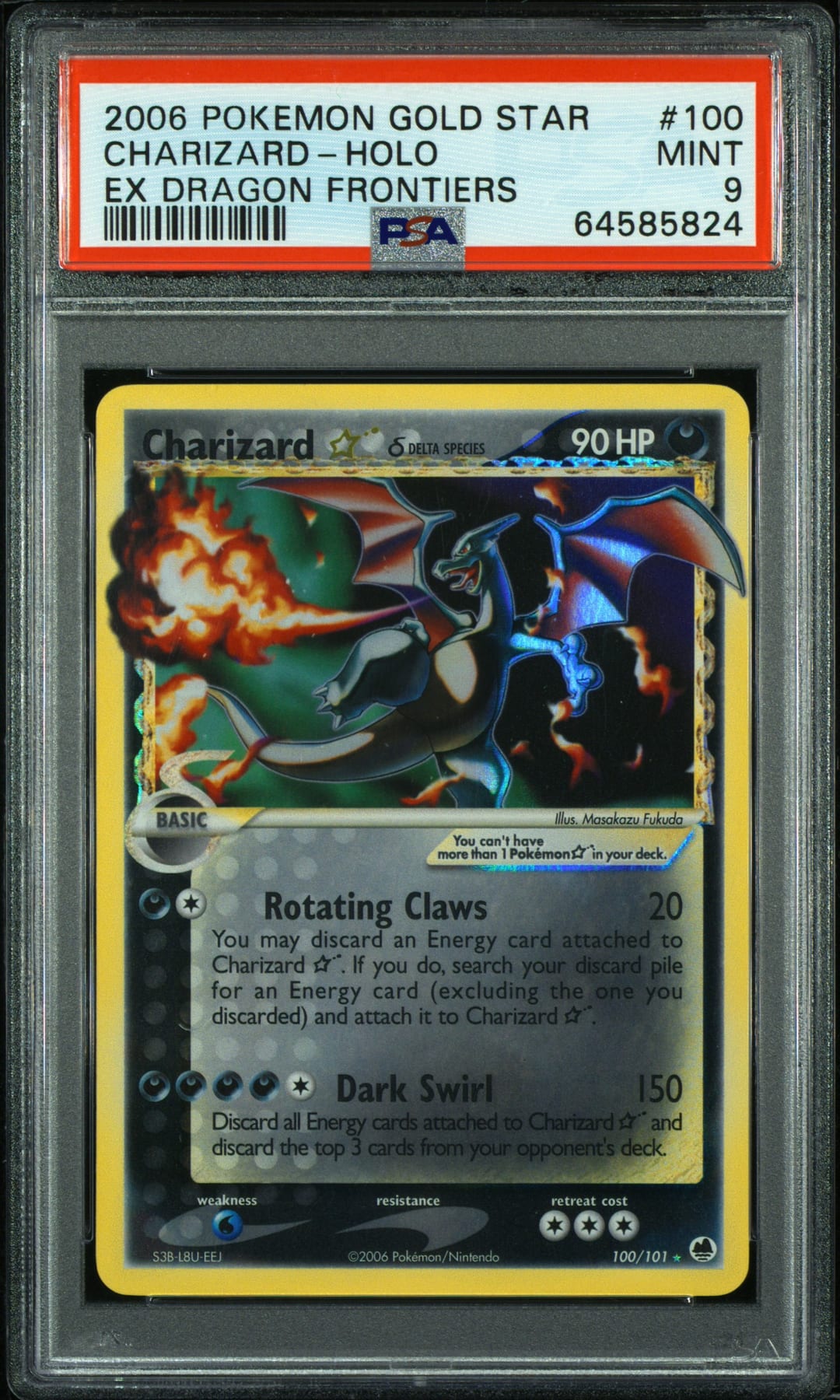 CHARIZARD-HOLO — PSA MINT 9