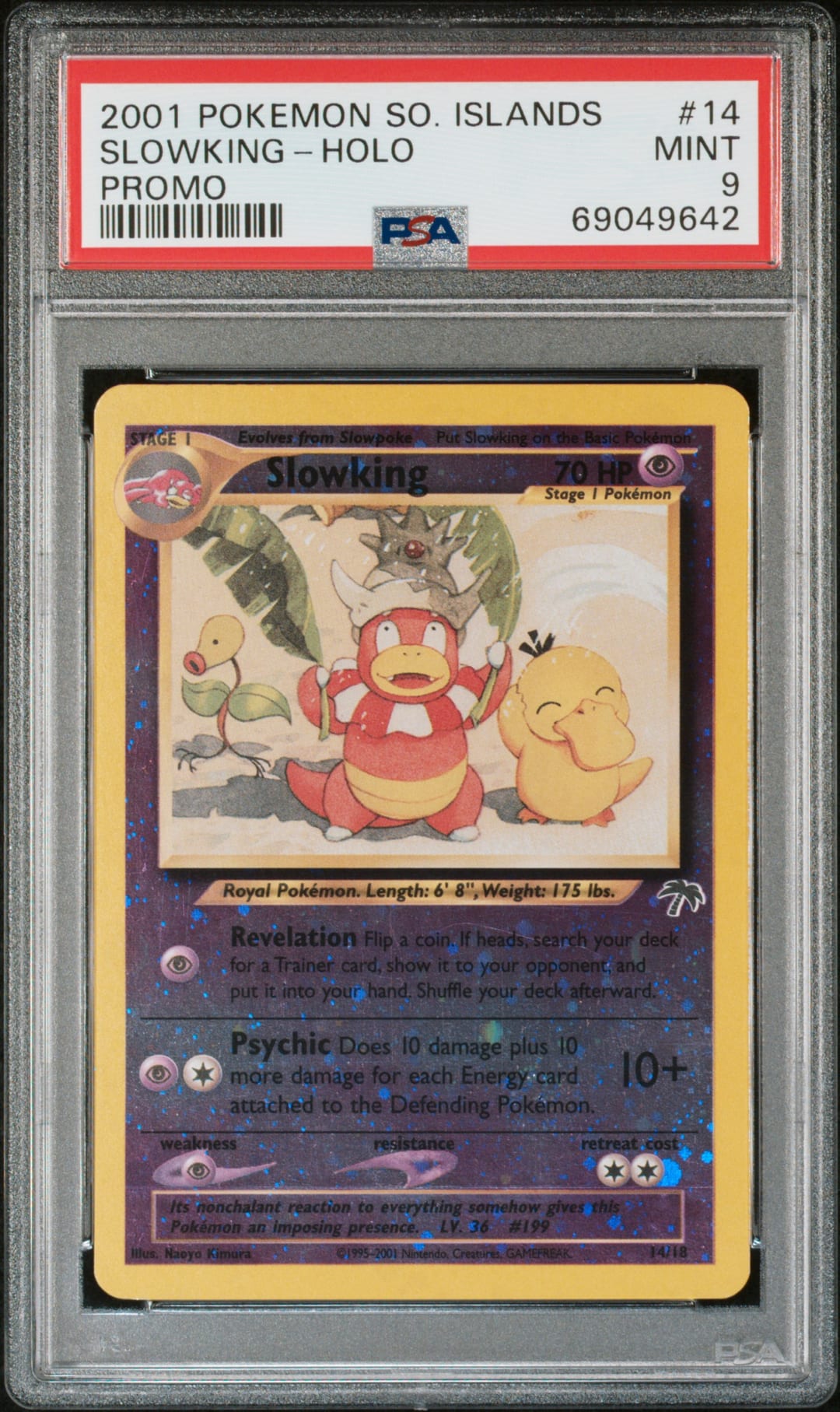 SLOWKING-HOLO — PSA MINT 9