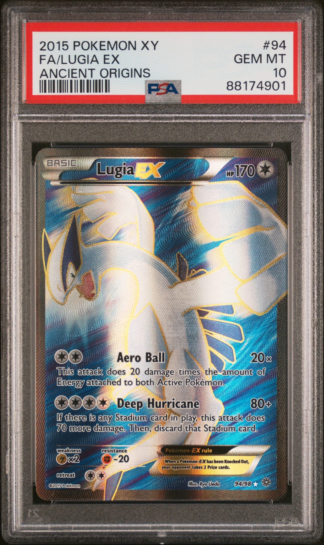 FA/LUGIA EX — PSA GEM MT 10