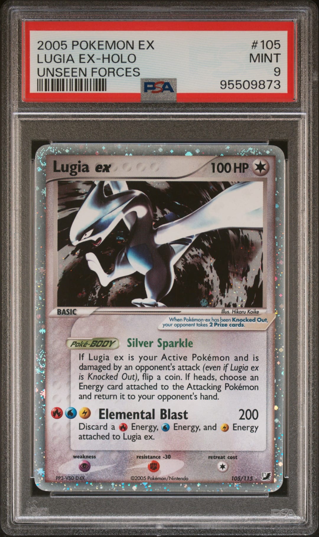 LUGIA EX-HOLO — PSA MINT 9