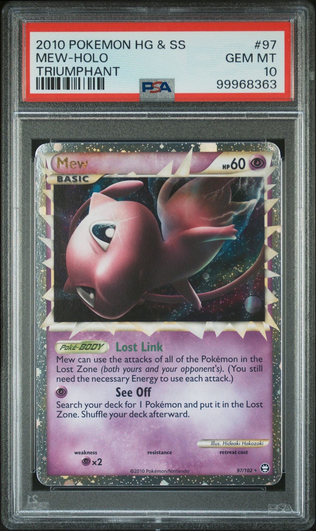 MEW-HOLO — PSA GEM MT 10